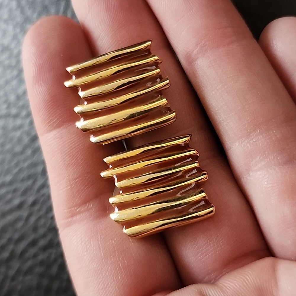 Vtg Bergere Earrings View 4